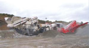 履帶式移動破碎站制砂機(jī)